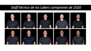 Entrenadores Lakers campeones 2020